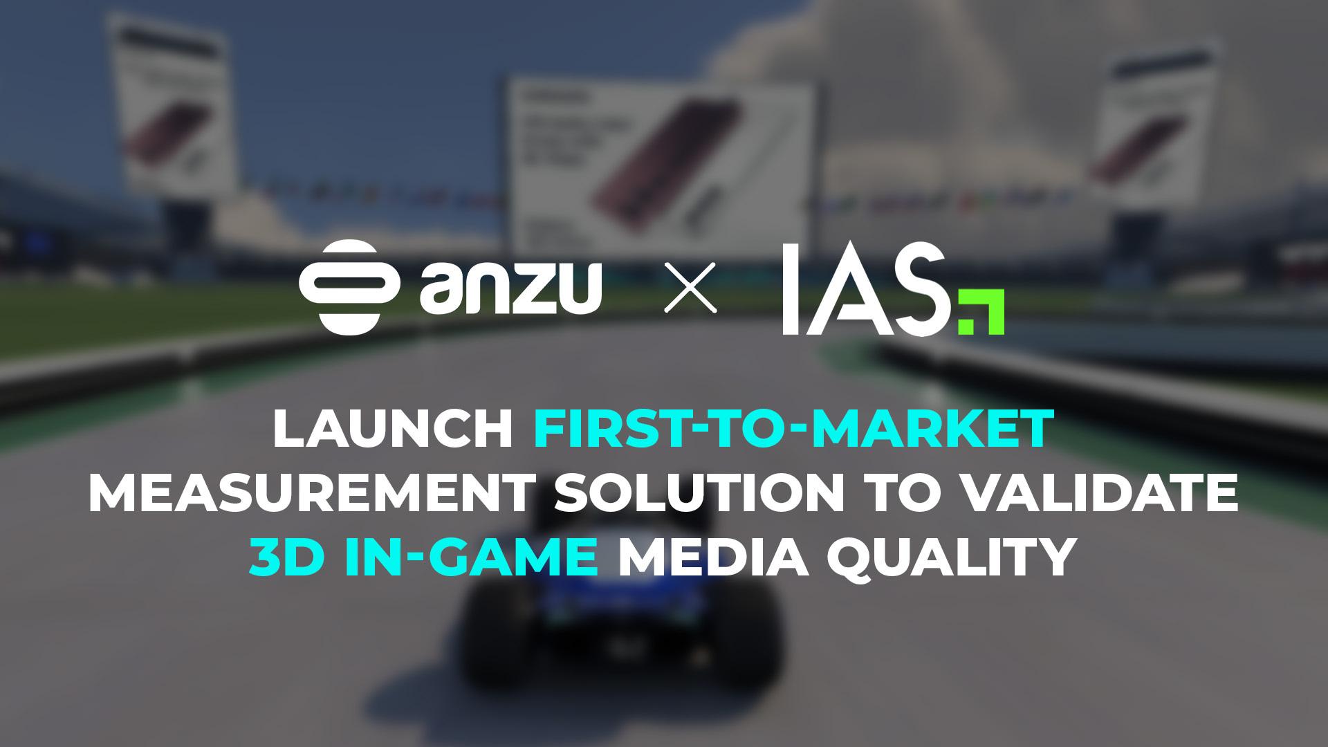 Anzu and IAS announcement banner for PR-1